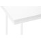 Monarch Specialties Accent Table, C-shaped, End, Side, Snack, Living Room, Bedroom, White Laminate, White Metal I 3468 - alternate 5